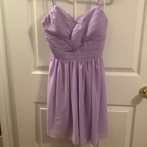 Lilac chiffon dress